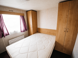 2011 Delta Santana 28ft x 12ft - 2 bed for sale at Castle Cove Caravan Park in Abergele North Wales - Master Bedroom