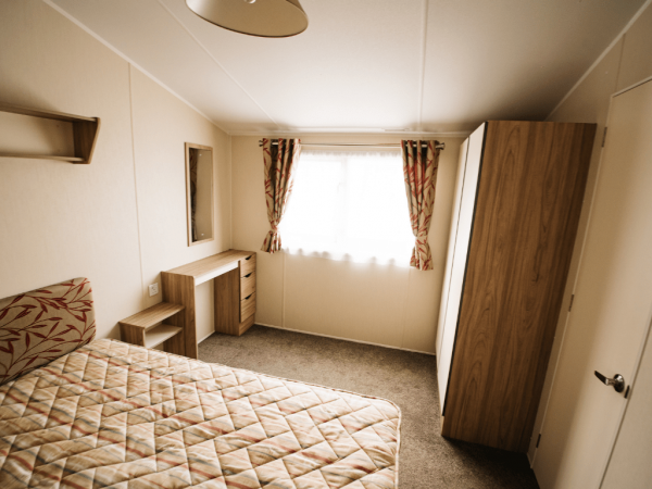 2016 Willerby Peppy 35ft x 12ft - 2 bed for sale at Castle Cove Caravan Park in Abergele North Wales - Master bedroom