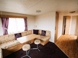 2011 Delta Santana 28ft x 12ft - 2 bed for sale at Castle Cove Caravan Park in Abergele North Wales - Dining area