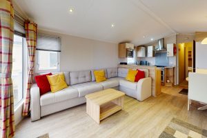 2018 Willerby Sierra 36ft x 12ft - 2 bed Static Caravan Holiday Home for Sale - Castle Cove Caravan Park - Beach Caravan Park North Wales - Lounge