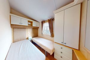2007 Willerby Aspen 38ft x 12ft - 2 Bedroom Static Caravan Holiday Home - Castle Cove Caravan Park, Abergele - Twin Bedroom