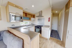 2019 Willerby Linwood 32ft x 12ft - 2 Bedroom Static Caravan Holiday Home for sale at Castle Cove Caravan Park, North Wales - Kitchen
