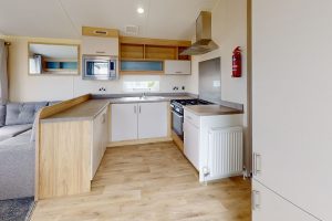 2019 Willerby Linwood 32ft x 12ft - 2 Bedroom Static Caravan Holiday Home for sale at Castle Cove Caravan Park, North Wales - Kitchen