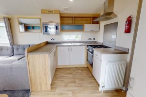 2019 Willerby Linwood 32ft x 12ft - 2 Bedroom Static Caravan Holiday Home for sale at Castle Cove Caravan Park, North Wales - Kitchen